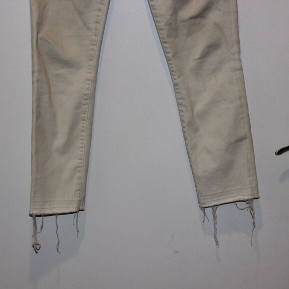 Citizens of Humanity High Rise Rocket Crop Skinny Jeans in white  Size 26 - Picture 5 of 15